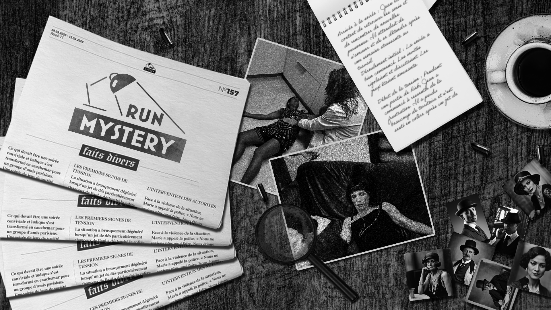 Run Mystery murder party à la Réunion