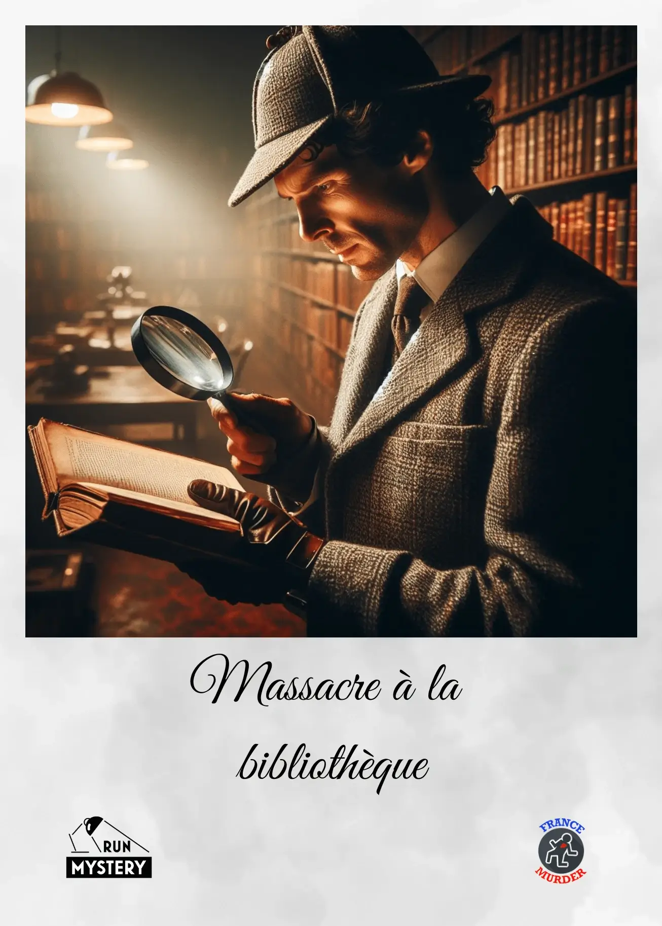 Vignette Jeu d'enquête Massacre à la bibliothèque