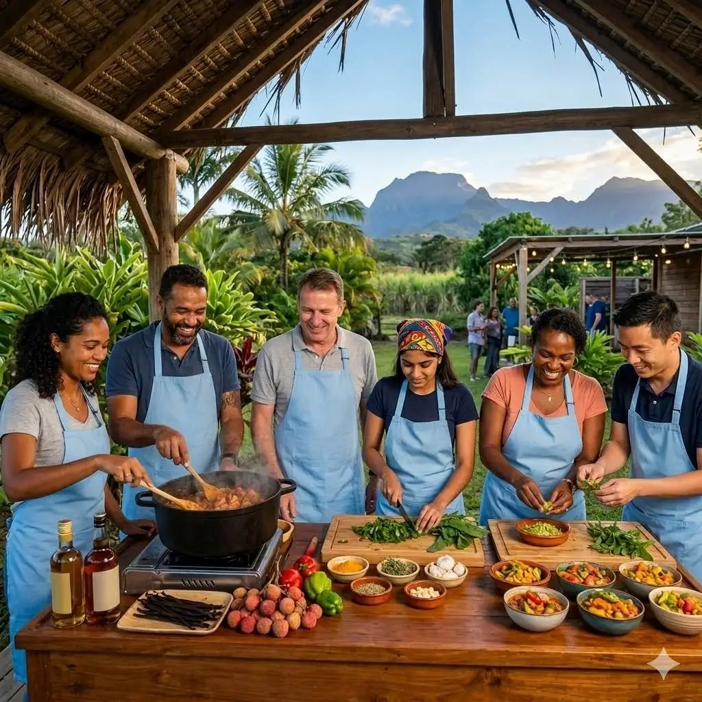atelier de cuisine teambuilding entreprise La Réunion cohésion équipe